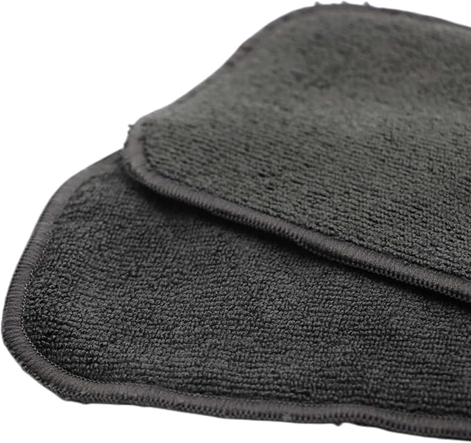 10pcs Reusable Soft 3 Layers Inserts for Baby Cloth Diaper,High Absorbing Washable Liners (10pcs-Grey Inserts)