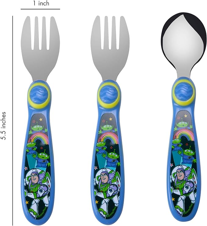 Disney/Pixar Toy Story Toddler Forks and Spoon Set - 3 Pieces