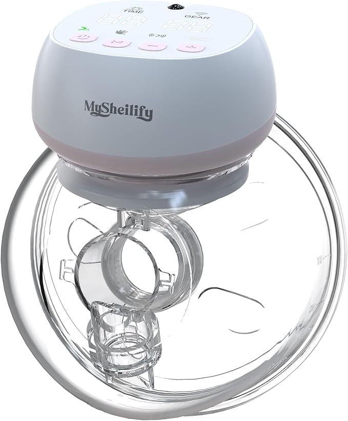 Portable Breast Pump for Busy Moms | Hands Free Electric Breast Pump, Ultra Quiet and Comfortable | Maximize Milk Output Anytime