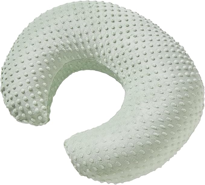Nursing Pillow for Breastfeeding and Bottle Feeding More Support for Mom and Baby,Soft Newborn Nursing Baby Pillow, Machine Washable (Bay Green)
