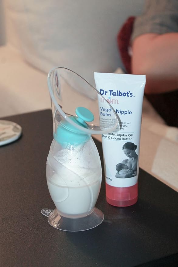 Dr. Talbot's Mom Vegan Nipple Balm for Breastfeeding Mothers - 2 oz - Lanolin-Free, Plant-Based Nipple Cream - Made with Calendula, Jojoba Oil, Shea & Cocoa Butter - Soothing Care for Nursing Moms
