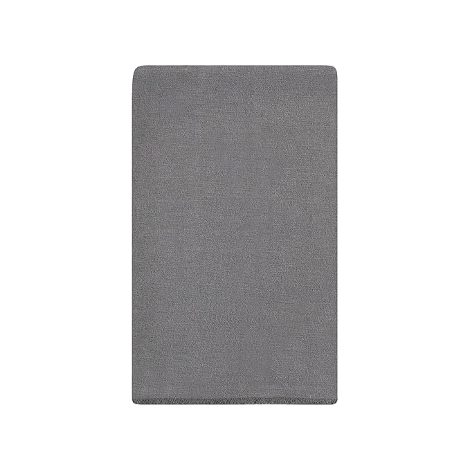 Hudson Baby Unisex Baby Cotton Flannel Burp Cloths 10-Pack, Farm Friends Grey, One Size
