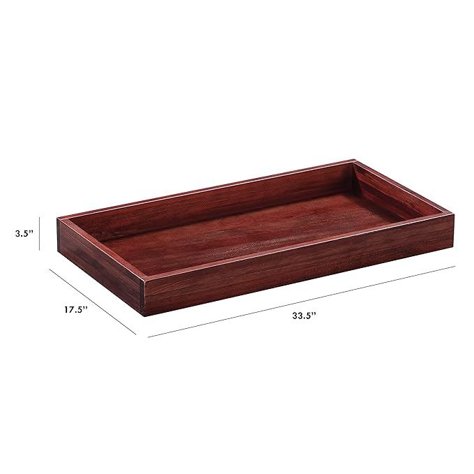 Davinci Universal Removable Changing Tray (M0219) in Rich Cherry