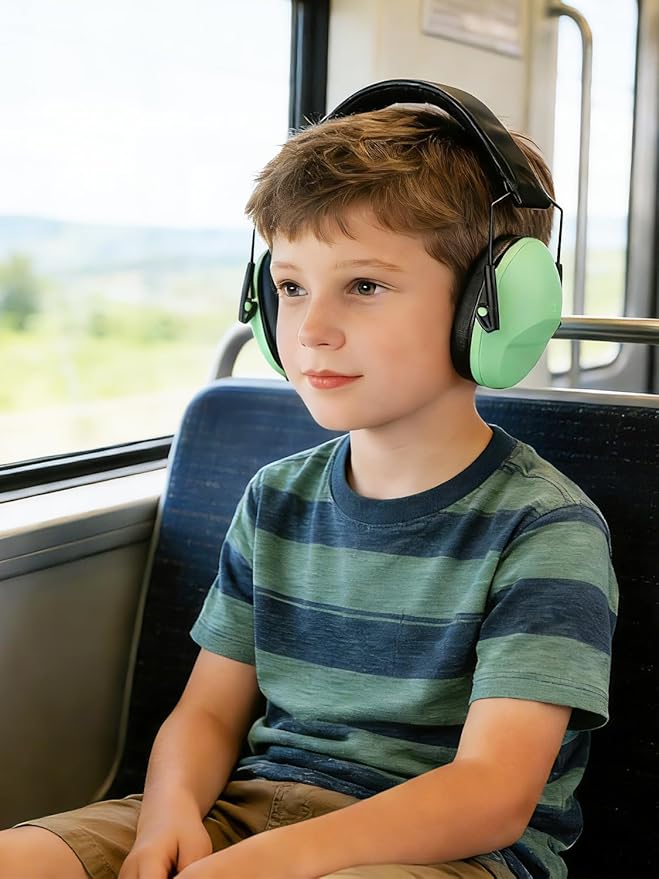 Noise Canceling Headphones for Kids 2PACK, 25-31NR Noise Reduction Earmuffs for Fireworks, Autism