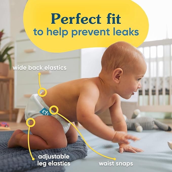 Charlie Banana Cloth Diapers, Reusable, Washable, Adjustable One Size Diaper, for Babies and Toddlers, with Absorbent Insert - Construction, 1 Pack