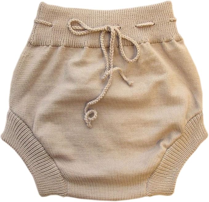100% Merino Wool Adult Soaker Cloth Diaper Cover Shorts Knit Knitted Handmade Pants