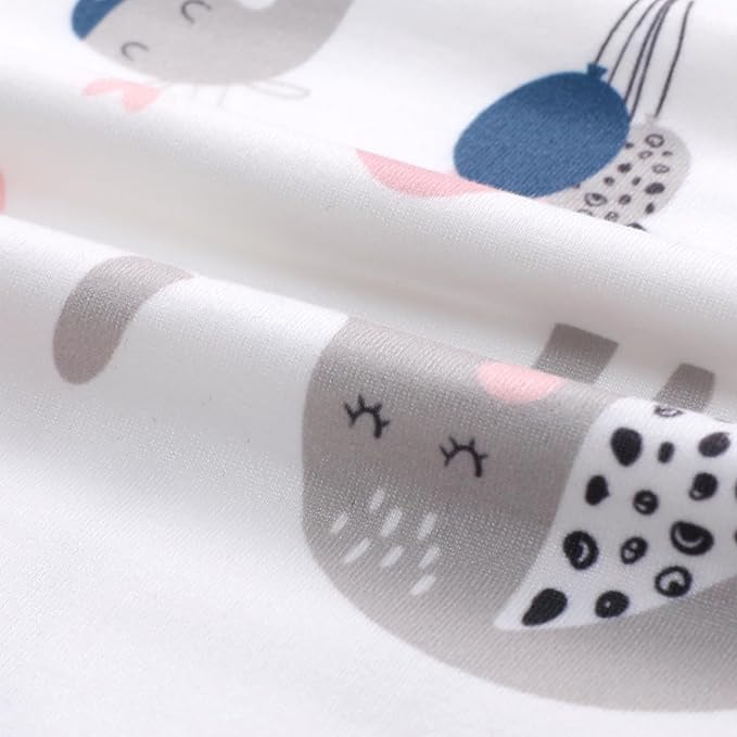 BROLEX Baby Nursing Pillow Covers: 2-Pack Soft Slipcovers for Breastfeeding Pillows - Comfortable Fabric, Fits Standard Nursing Pillows for Boys & Girls - Elephant Rabbit