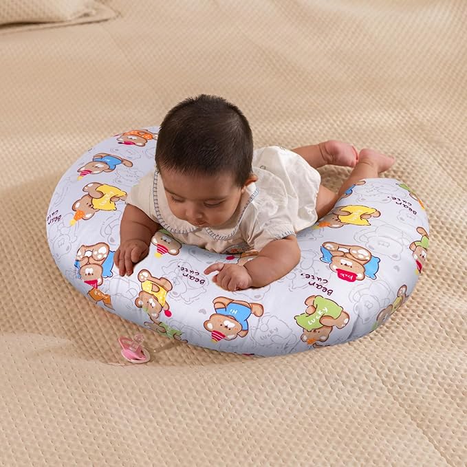 x-vesolje Baby Nursing Pillow for Breastfeeding, Adjustable Breastfeeding Pillow for Bottle Feeding, Nursing Support Pillow for Mom and Baby Healthier Nursing, Removable Cover- Cute Bear