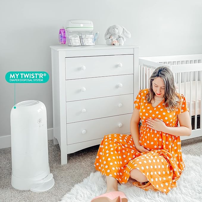 Prince Lionheart Warmies Wipes Warmer Kit Designed for Reusable Cloth Wipes | Includes 1 everFRESH Pillow and 1 Dresser Top Diaper Depot