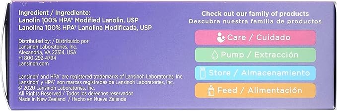 Lansinoh HPA Lanolin for Breastfeeding Mothers, 1.41 Ounce (Pack of 2) - Packaging may vary