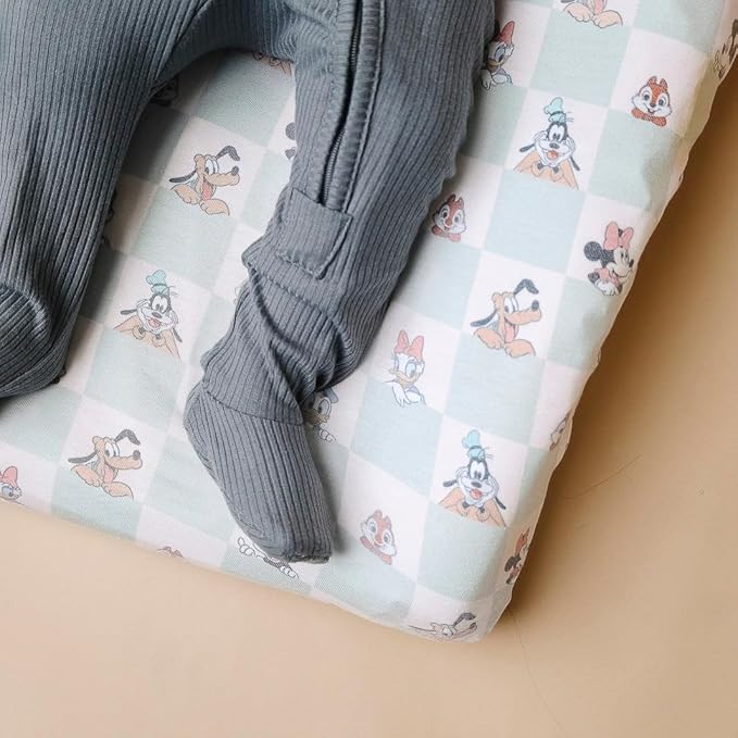 Premium Knit Diaper Changing Pad Cover Mickey Mouse & Friends by Copper Pearl
