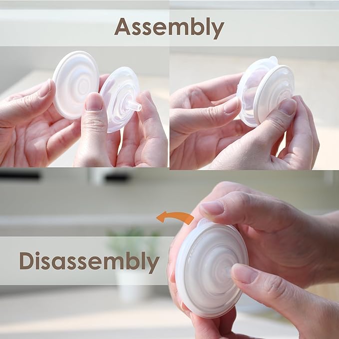 Maymom Pump Parts Compatible with Spectra S1 S2 9 Plus Accessories, Base Connectors, Bottles, Nipples, Dome Caps, Duckbill Valves, Backflow Protectors and Tubing, Not Original Spectra Parts