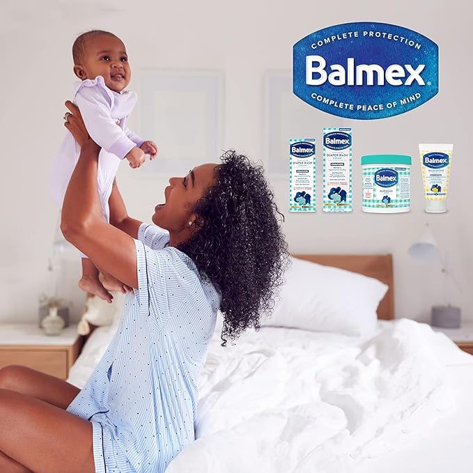 Balmex Multi-Purpose Healing Ointment & Skin Protectant for Diaper Rash and Chafing, with Petrolatum, 7 Moisturizers and Vitamins A&D, Pediatrician Recommended and Paraben-Free, 3.5oz (Pack of 2)
