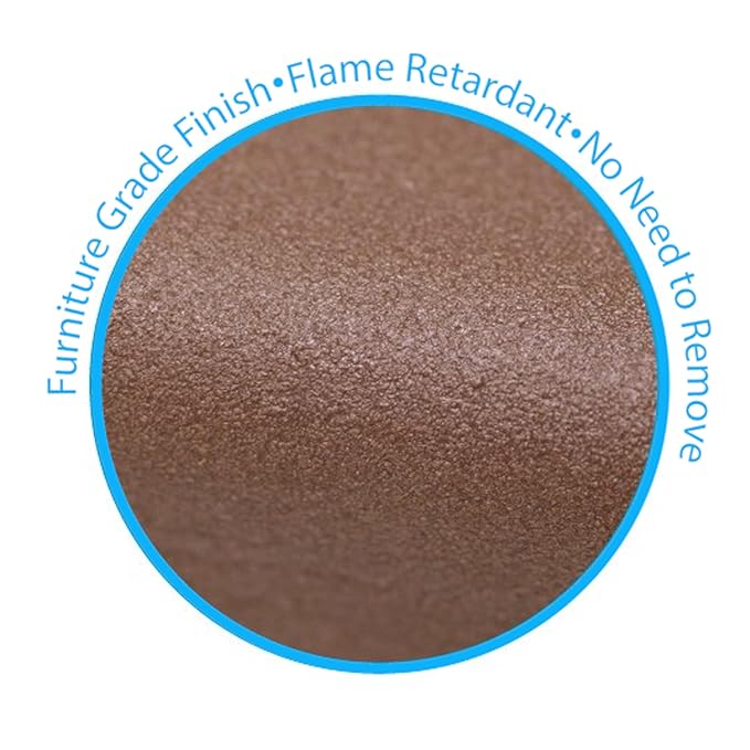 KidKusion Hearth Cushion | Made in USA | Brown | 8.33 Ft of Padding | Child Safety, Edge and Corner Guard, Babyproof Fireplace Bumper