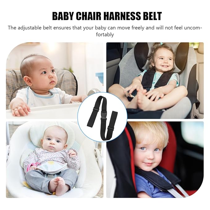 9 Pcs Strap Child Harness Portable High Chair for Toddler Safe Strap for Pushchair High Chairs for Dining Chair Children's Chair Baby Polyester