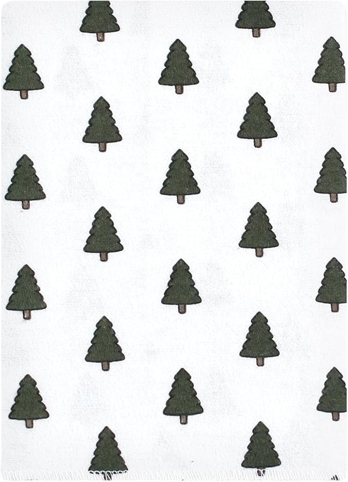 Hudson Baby Unisex Baby Cotton Flannel Burp Cloths Bundle, Wild Forest, One Size