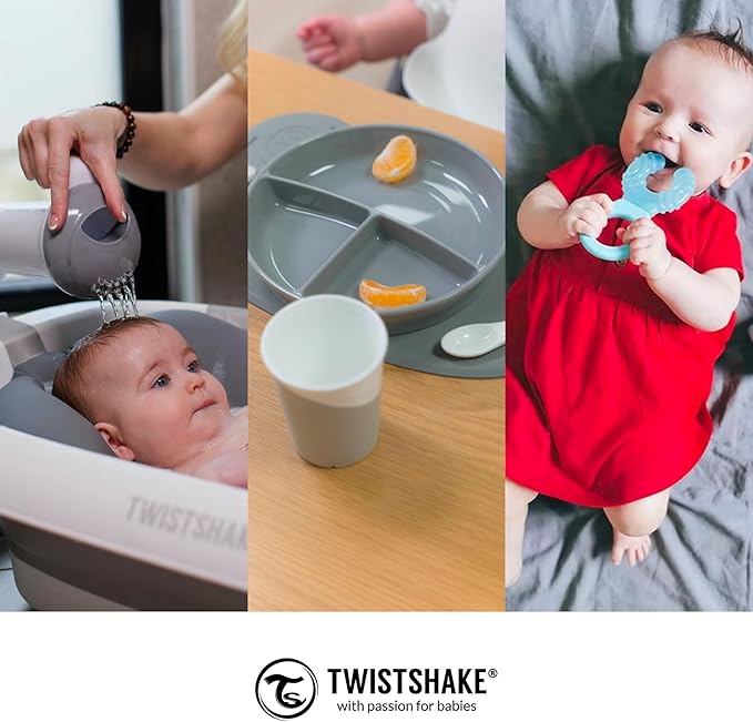 Twistshake Baby Formula Container | Moisture-Proof | Sealed Milk Powder Dispenser for Infants | Portable Food Storage Box for Baby Food | Milk Powder Storage | Newborn Essentials | 1700 ml, White