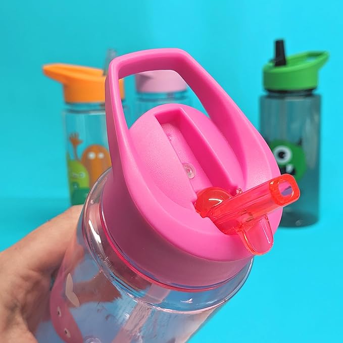 Tinc Tribal Character-Design Flip & Clip Lockable Leak-Proof Dishwasher Safe Water Bottle with BPA Free Plastic - 500ml