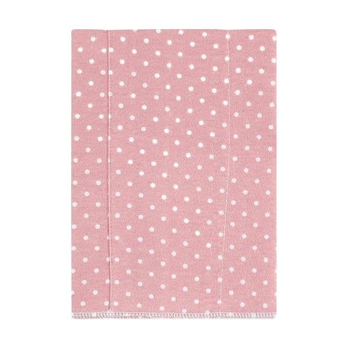 Hudson Baby Unisex Baby Cotton Flannel Burp Cloths, Blush Navy Floral 4-Pack, One Size