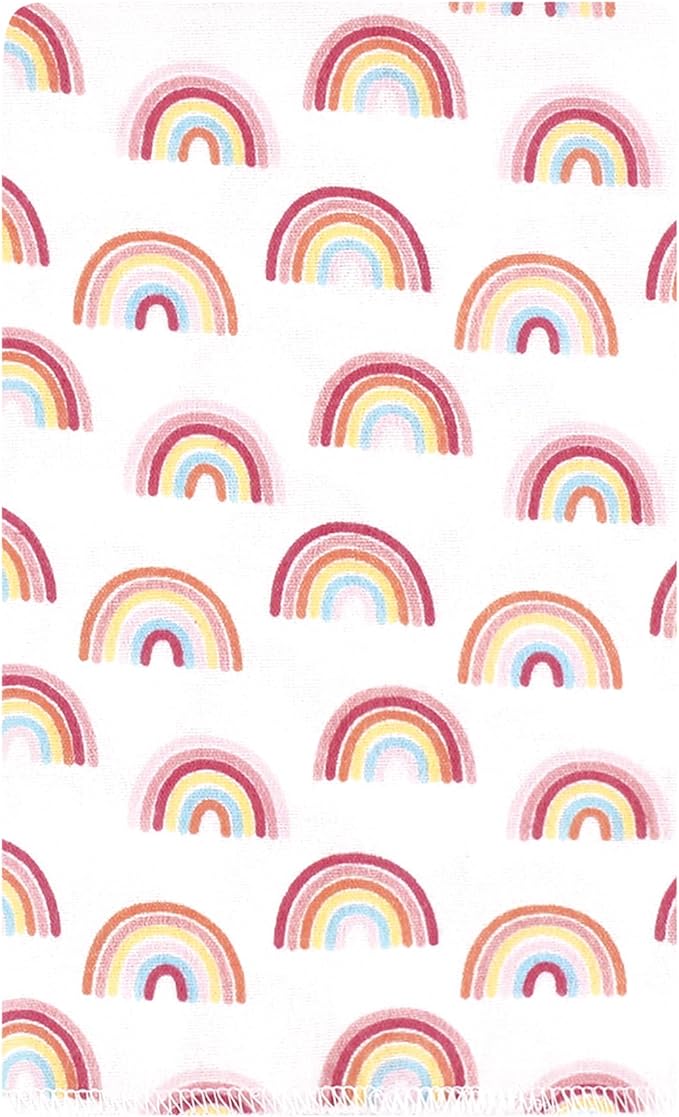 Luvable Friends Hudson Baby Flannel Burp Cloths 10pk, Sunny Sky