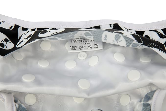 Baby Diaper Cover Nappy One Size 8lbs to 36lbs (Rainbow Hearts)