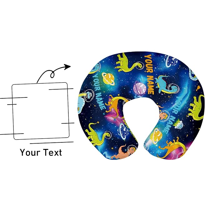 Dyoart Baby Nursing Pillow Cover-Personalized Gifts,Soft Snug Fits On Infant Boys Girls,Custom,Breathable,Feeding Position Support,Dinosaur(one Size)