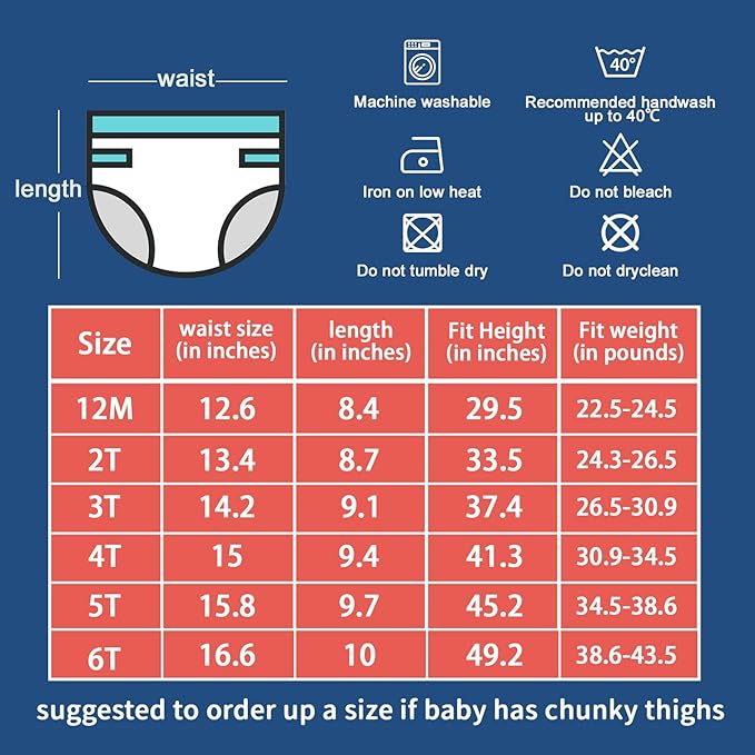 MooMoo Baby Training Underwear 4 Packs Absorbent Toddler Potty Training Pants for Boys and Girls-Cotton Animal Print 2T-6T