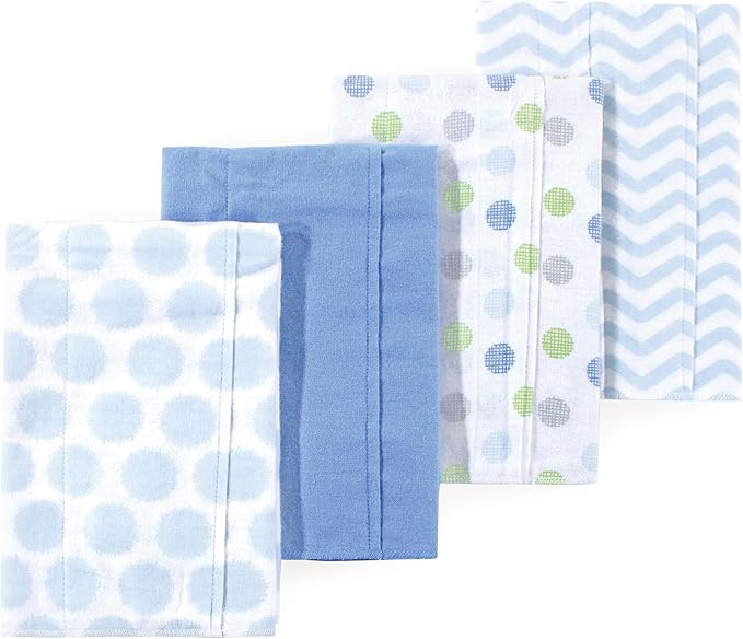 Little Treasure Luvable Friends Flannel Burp Cloths 4pk