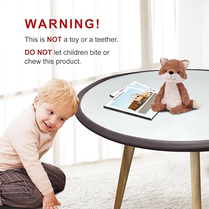 Baby Proof Corners and Edges, Soft Foam Strip Baby Proofing Guards(12.0ft Edge+4corners) 3M Adhesive for Table, Furniture, Sharp Edges Protection. Bumper Guards