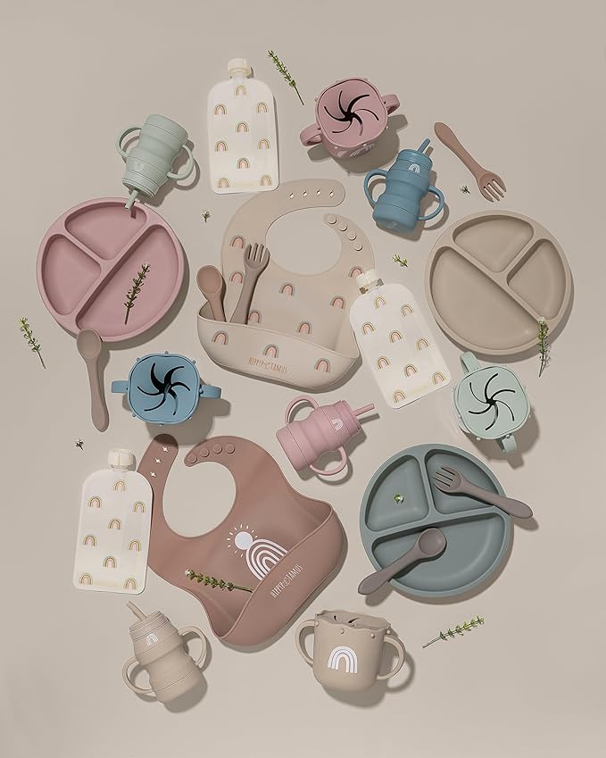 Hippypotamus Silicone Baby Bibs - Soft Waterproof Bibs for Babies & Toddlers