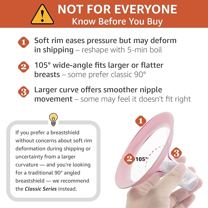 Maymom MyFit Flanges Pano Goldie Pack 9 10 11 mm Compatible with Medela Breast Pumps and Maymom Wide Base and Narrow Base Connectors