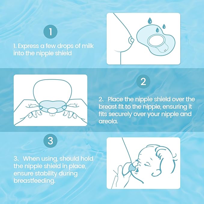 Breast Feeding Cover Nipple Shields for Breastfeeding Newborn Lactancia Nipple Shield Pain Relief Breastfeeding Nipples Shield Breast Shields for Breastfeeding Supplies 24mm