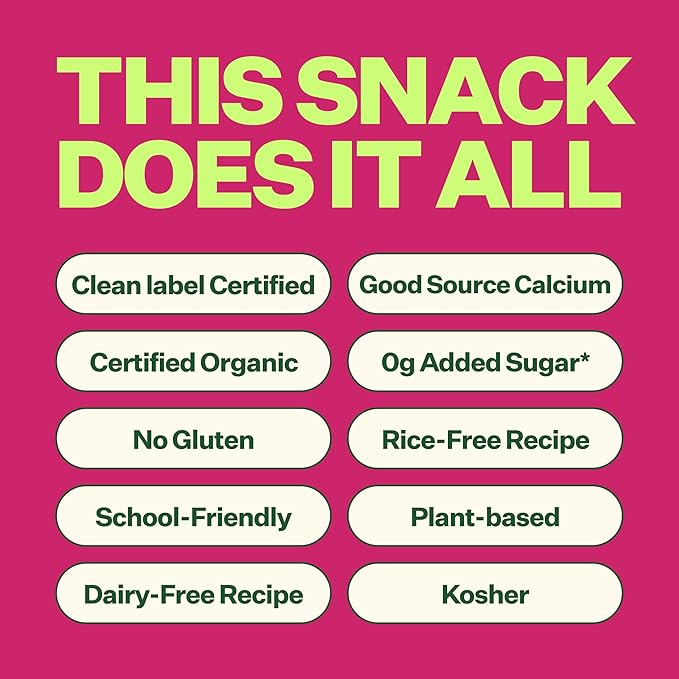 Yumi Smoothie Melts - Toddler, Kids & Baby Snacks, Gluten-Free, No Added Sugar. Organic Plant Based Like Bites - 4 Real Fruits & Vegetables Puree Melties, School Safe, Strawberry & Kale (6 ct.)