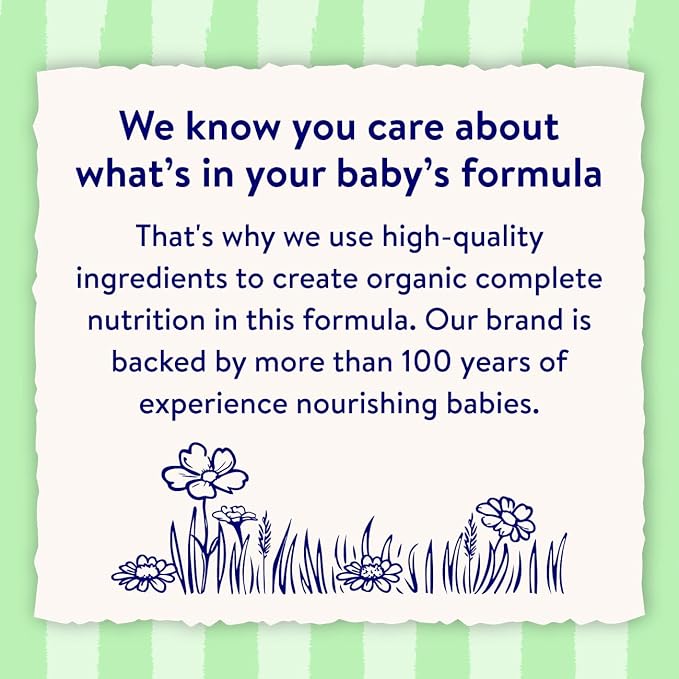 Similac Organic Infant Formula, Easy to Digest, USDA-Certified Organic, Powder, 20.6-oz Tub