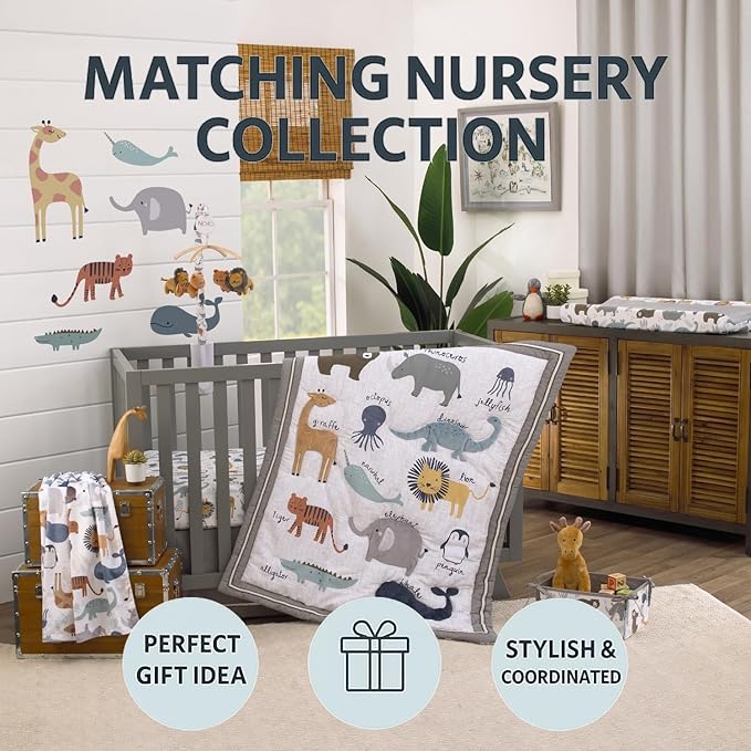 NoJo Zoo Animals Super Soft Changing Pad Cover