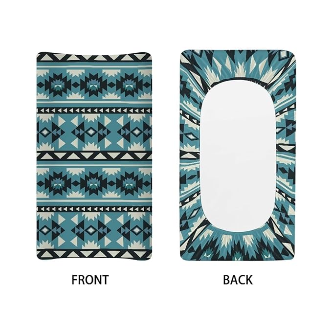 Aztec Baby Changing Pad Cover Girls Boys Baby Nursery Diaper Changing Pad Sheets Soft Comfy Cradle Mattress 18 X 36 Sheets Gift for Friends
