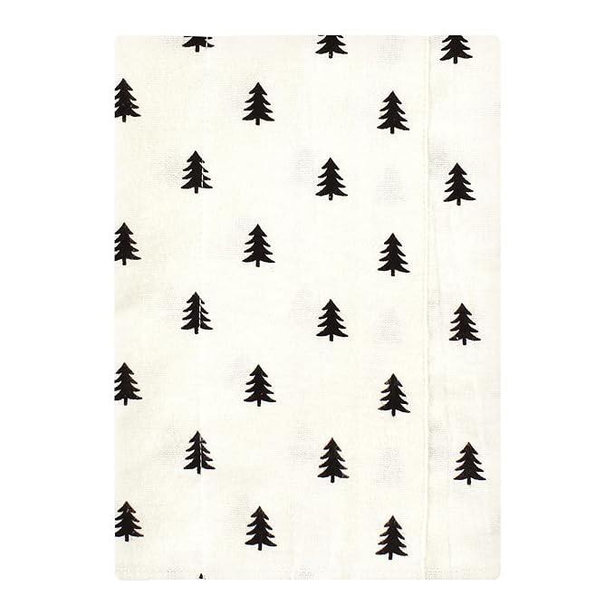 Hudson Baby Unisex Baby Cotton Flannel Burp Cloths, Brown Bear 4 Pack, One Size