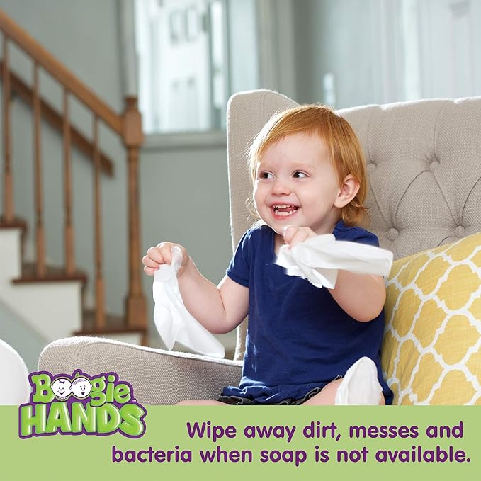 Boogie Best of Wipes Bundle, Buy More Save More, Pack of 6 Wipes Fresh Scent and Hands Sanitizing Wipes Bundle