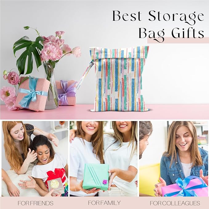 Wet Bag, Wet Dry Bag, For Swimsuit Travel Vacation Beach Pool Weekend Trip Gifts, for Women Friends Bestie Gifts