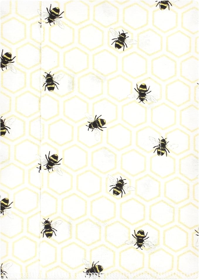 Luvable Friends Hudson Baby Flannel Burp Cloths 7pk, Golden Bees