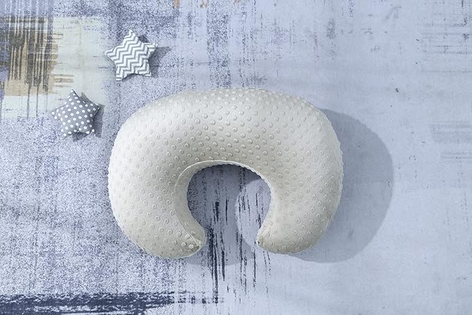 Baby Nursing Pillow Cover, Nursing Pillow Slipcovers for Breastfeeding Moms, Ultra-Soft Fit Standard Infant Nursing Pillows for Infant Newborn Baby Boy Girl (Tidal Foam)