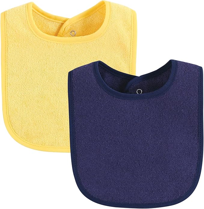 Hudson Baby Unisex Baby Drooler Bib With Waterproof Lining