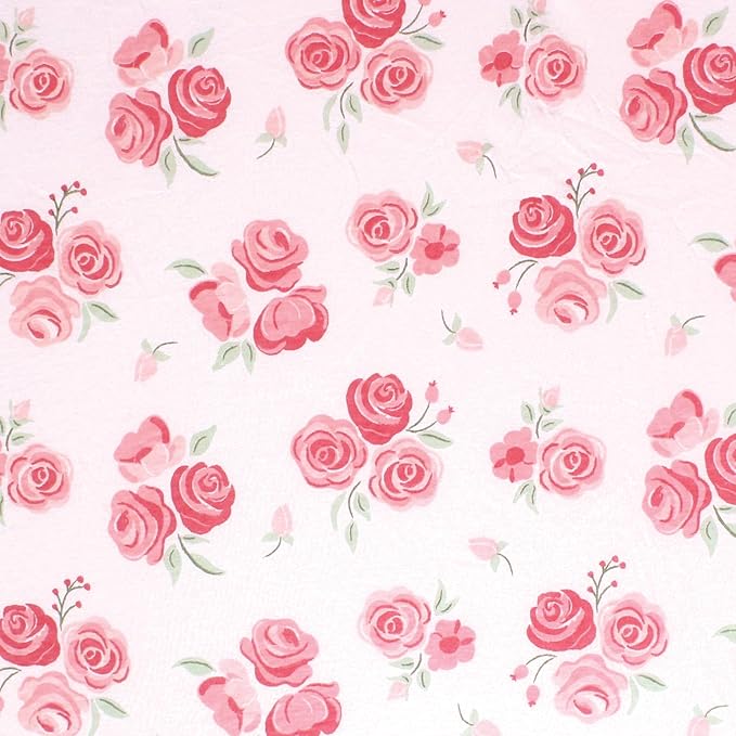Hudson Baby Unisex Baby Changing Pad Cover, Blush Rose, One Size
