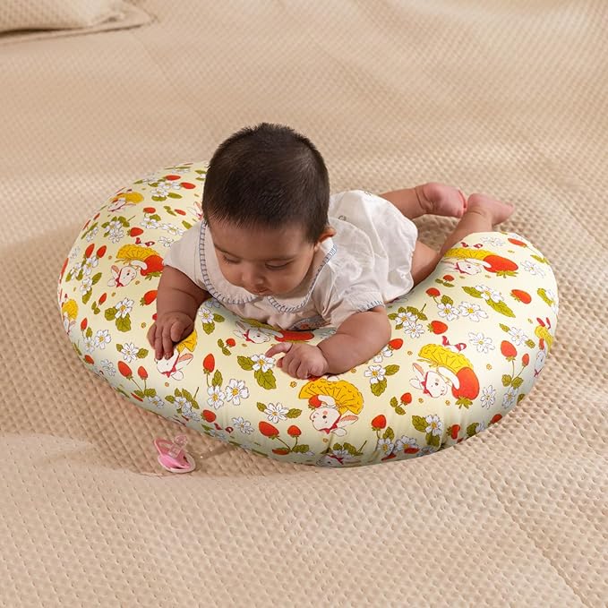 x-vesolje Baby Nursing Pillow for Breastfeeding, Adjustable Breastfeeding Pillow for Bottle Feeding, Nursing Support Pillow for Mom and Baby Healthier Nursing, Removable Cover- Bunny