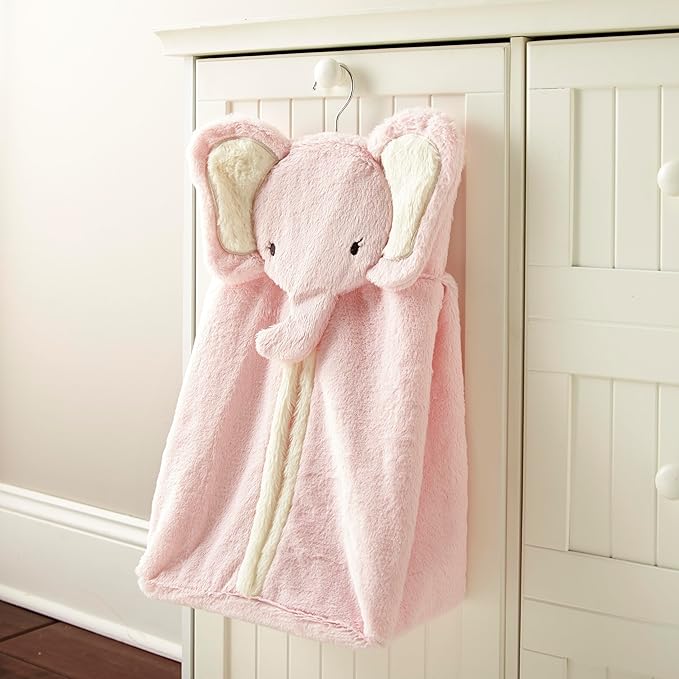 Levtex Home Baby Pink Elephant Diaper Stacker