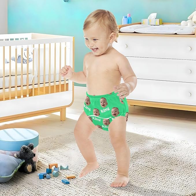 Joko Ivery 1 Bright Green Custom Potty Training Pants Traning Potty Panty Unisex for Boys Toddlers Girls 4T 3Pcs