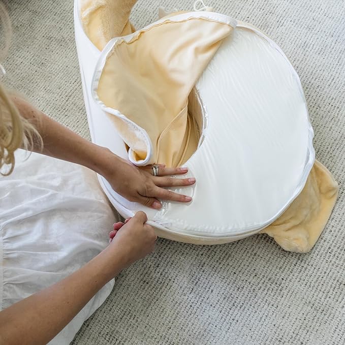 My Brest Friend Original and Deluxe Inner Core Cover - Nursing Pillow Accessory for Baby - Added Nursing Pillow Protection, Clear Vinyl, One Pack
