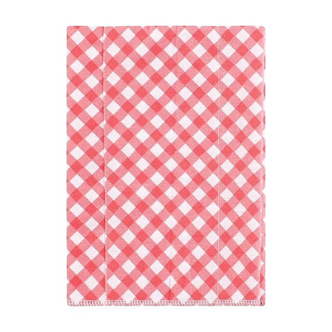 Hudson Baby Unisex Baby Cotton Flannel Burp Cloths, Cherry Sweet, One Size