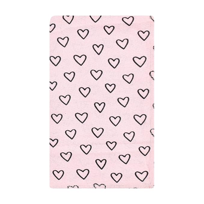 Hudson Baby Unisex Baby Cotton Flannel Burp Cloths, Modern Rainbow, One Size