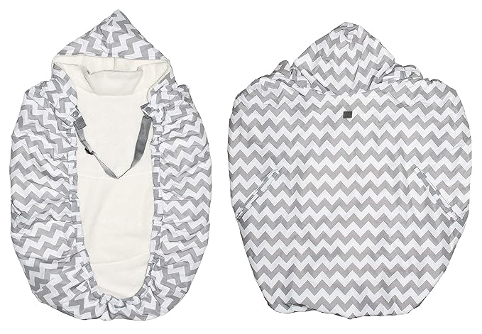 Jolly Jumper Snuggle Cover - Grey Chevron